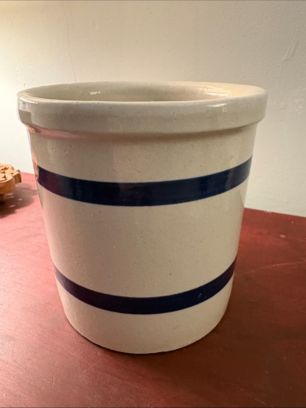 Robinson-Ransbottom Tan Stoneware Crock Base